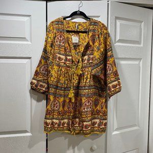 Free People Feelin the Folk Romper XS, NEW!!